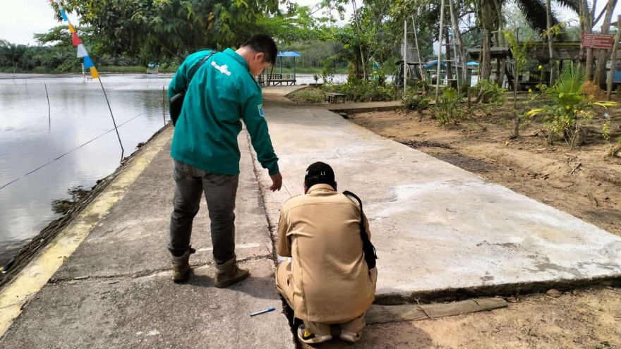 Monitoring evaluasi Kegiatan pembangunan jalan