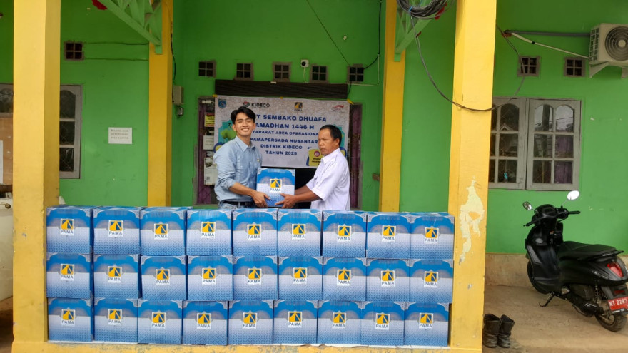 BANTUAN PAKET SEMBAKO DHUAFA PT PAMA PERSADA NUSANTARA